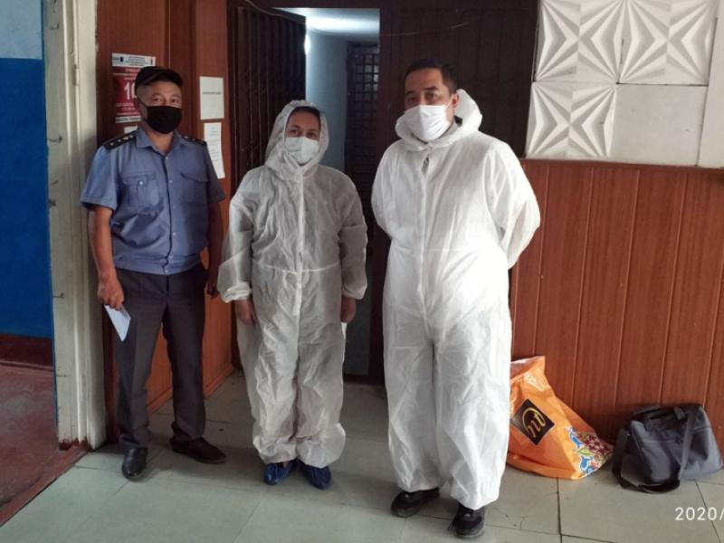 Кыргыз Республикасынын Акыйкатчысынын Чүй облусу боюнча өкүлчүлүгүнүн кызматкерлери Чүй облустук ички иштер башкармалыгынын убактылуу кармоочу жайларында адам укуктарынын сакталышына мониторинг жүргүзүштү