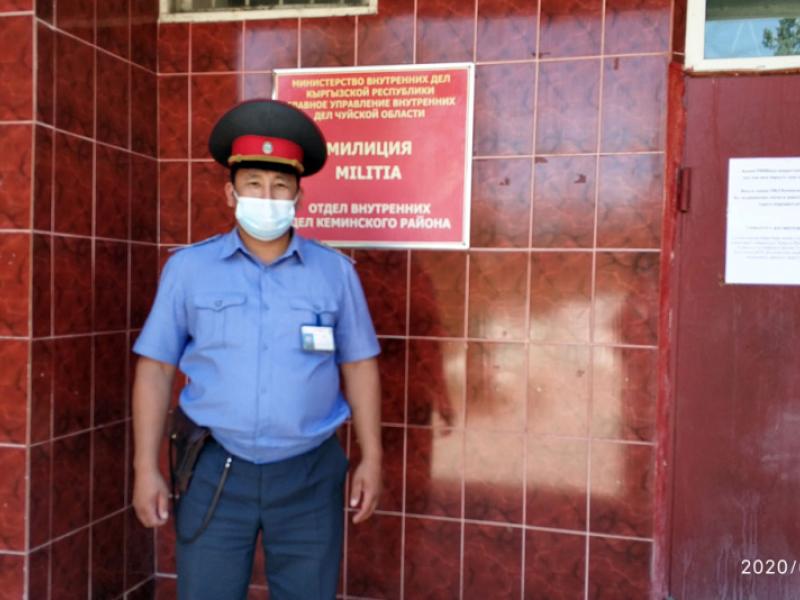 Кыргыз Республикасынын Акыйкатчысынын Чүй облусу боюнча өкүлчүлүгүнүн кызматкерлери Чүй облустук ички иштер башкармалыгынын убактылуу кармоочу жайларында адам укуктарынын сакталышына мониторинг жүргүзүштү