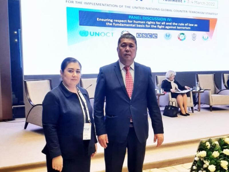 КР Акыйкатчысынын орун басары Альберт Колопов Ташкентте өтүп жаткан эл аралык конференцияга катышууда