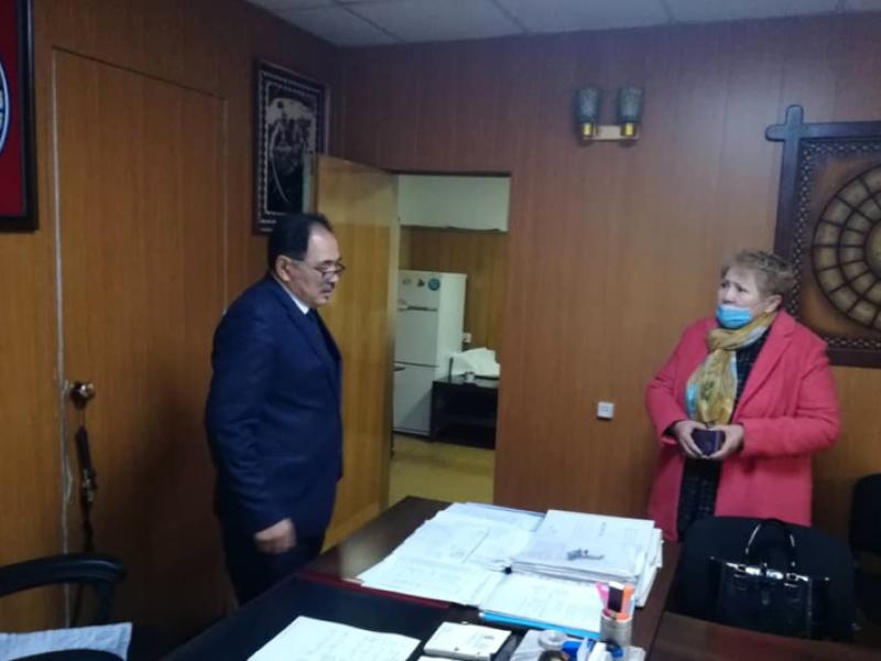 Акыйкатчы институтунун кызматкерлери Кыргыз Республикасынын Саламаттыкты сактоо министрлигинин Улуттук госпиталында болушту