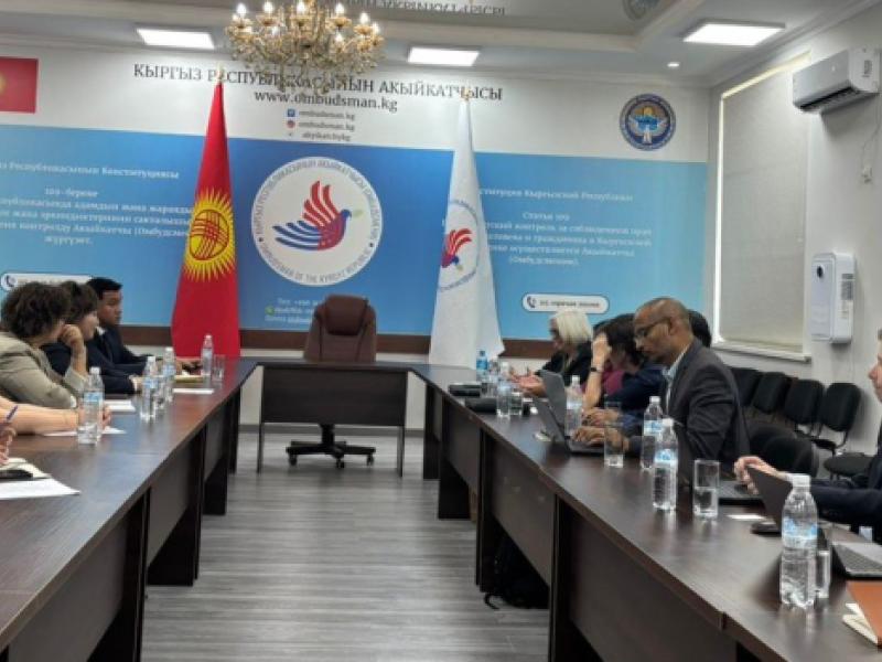 Эл аралык миссия Акыйкатчы Институтунун потенциалын баалоону улантуу үчүн Бишкекке келди