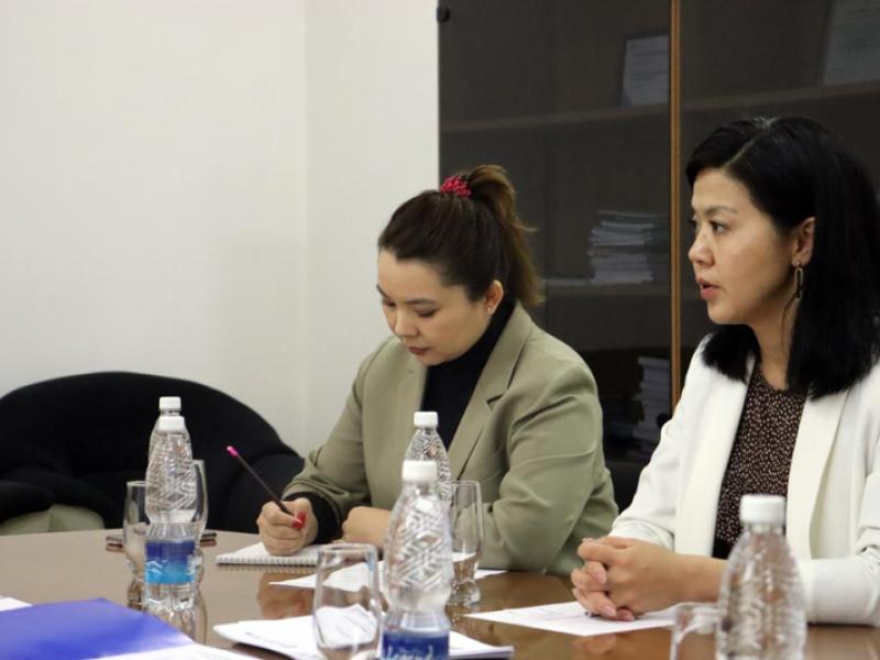 Акыйкатчы Атыр Абдрахматова провела встречу с Региональным представителем УВКПЧ ООН РОЦА Ришардом Коменда 