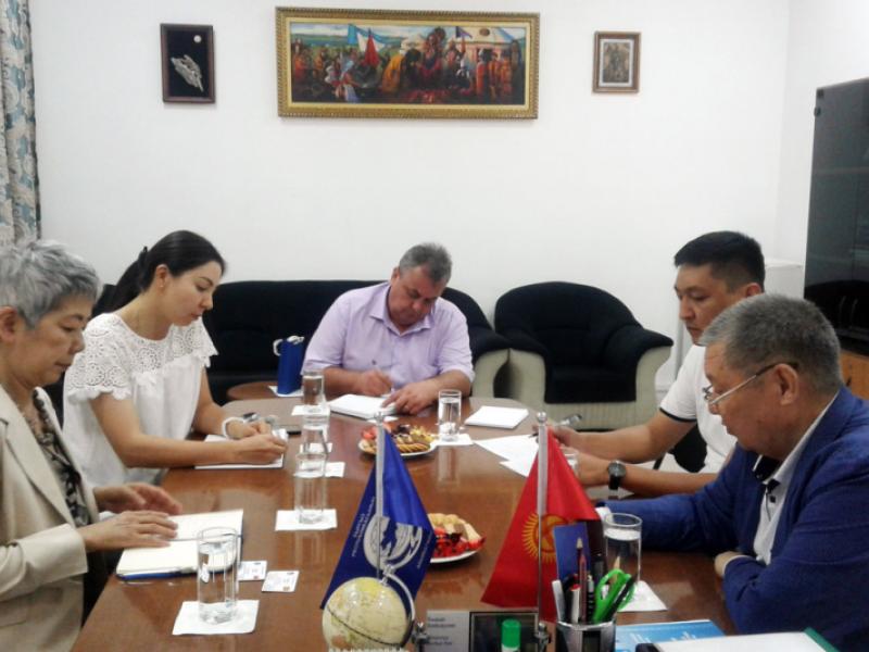 КР Акыйкатчысы Борбор Азия боюнча БУУ КЖКБ өкүлдөрүн кабыл алды