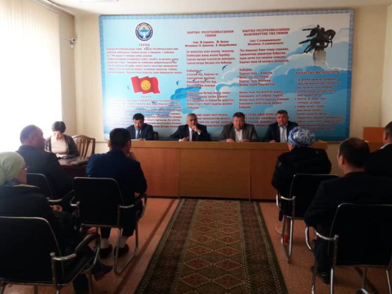 “Садовое” айылында жер талаш боюнча ведомстволор аралык экинчи комиссия ишке киришти