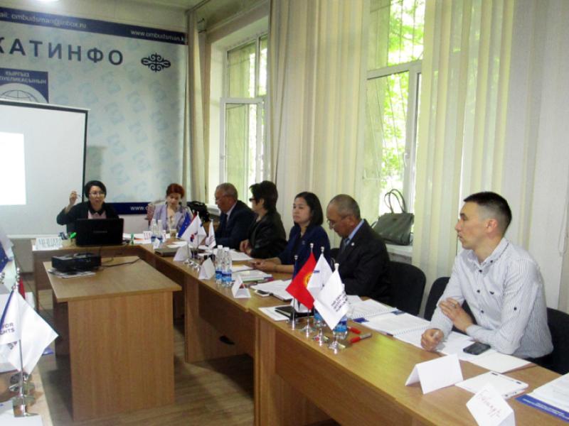 Акыйкатчы институтунун кызматкерлери ченемдик-укуктук актыларды талдоо стандарттарын окуп үйрөнүшөт