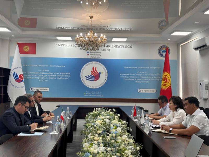 Акыйкатчы встретилась с послом Ирана в Кыргызстане