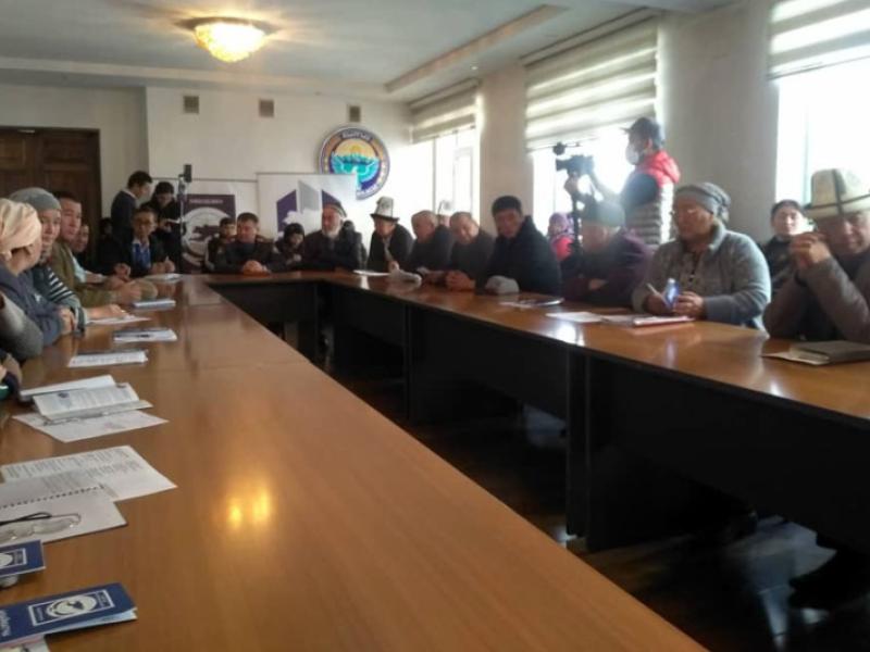  “Укук кербени” долбоорунун катышуучулары Жалал-Абад шаарында жана Жалал-Абад облусунда болушту