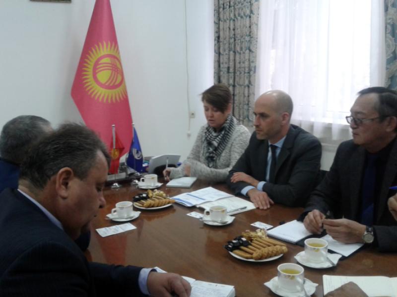 Токон Мамытов БУУнун Баңги каражаттары жана кылмыштуулук боюнча Башкармалыгынын (UNODC) өкүлдөрүн кабыл алды