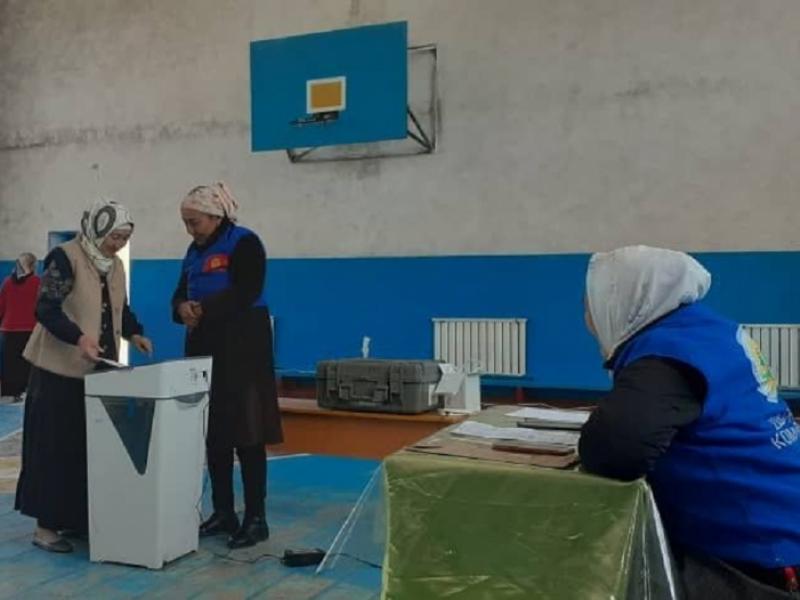 Акыйкатчынын аймактык өкүлчүлүгүнүн кызматкерлери 5 областта жергиликтүү кеңештин депутаттарын шайлоого мониторинг жүргүзүштү