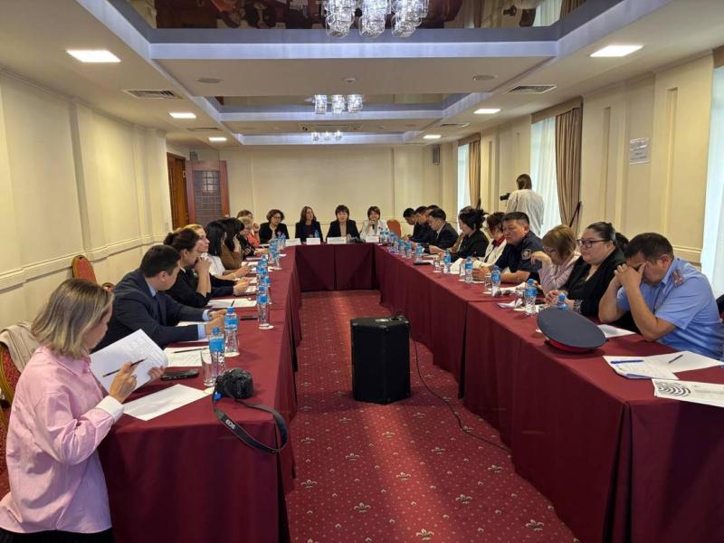 Акыйкатчы кылмыштын курмандыгы болгон балдардын укуктарын талдаган жыйынга катышты