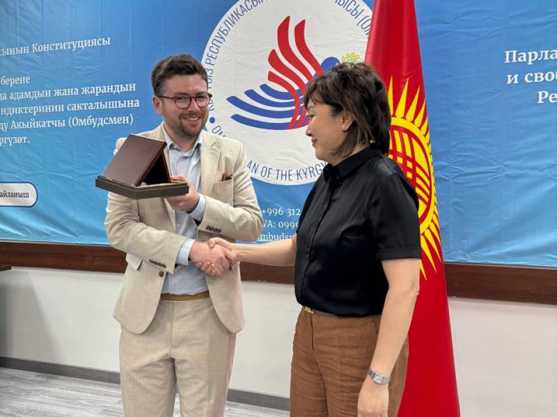 Акыйкатчы  эл аралык уюмдардын өкүлдөрү менен Кыргызстандагы кыйноолордун алдын алуу системасын бекемдөө чараларын талкуулады