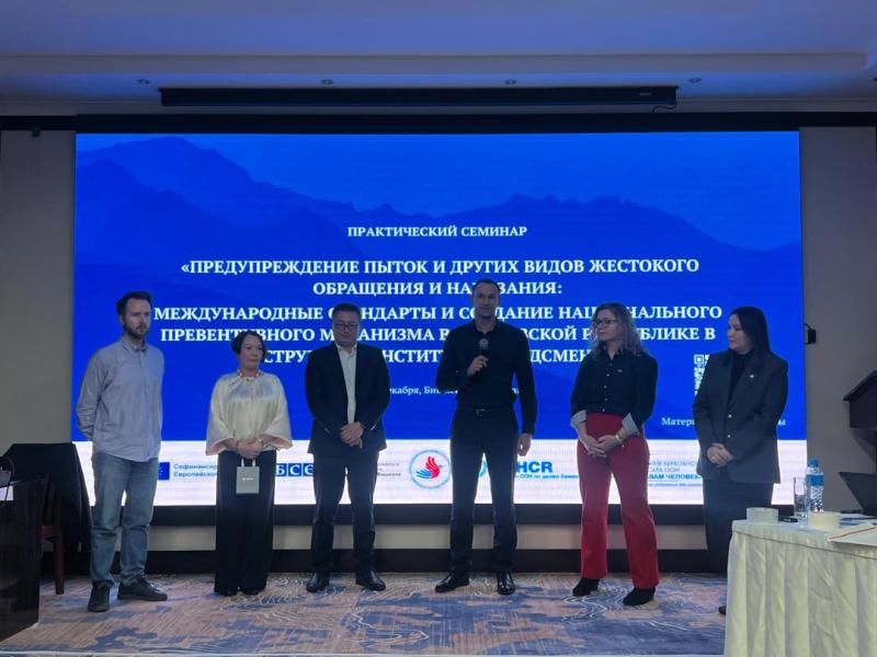Сотрудники Института Акыйкатчы с международными экспертами обсудили стандарты и принципы работы Национального превентивного механизма