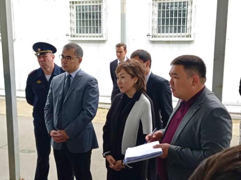 The Ombudsman of the Kyrgyz Republic visited a special institution of the Russian Ministry of Internal Affairs in Sakharovo, where Kyrgyz citizens are temporarily held