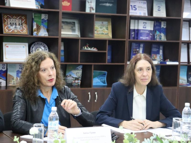 Жамиля Жаманбаева БУУнун туруктуу координатору жана Борбор Азиядагы аймактык өкүлү менен жолугушту