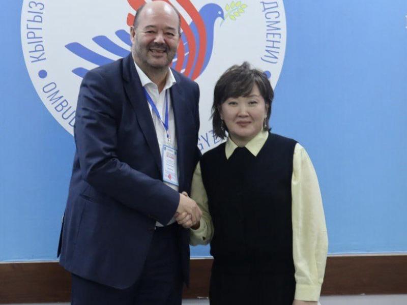 Акыйкатчы Джамиля Джаманбаева провела встречу со специальным координатором миссии наблюдателей ПА ОБСЕ