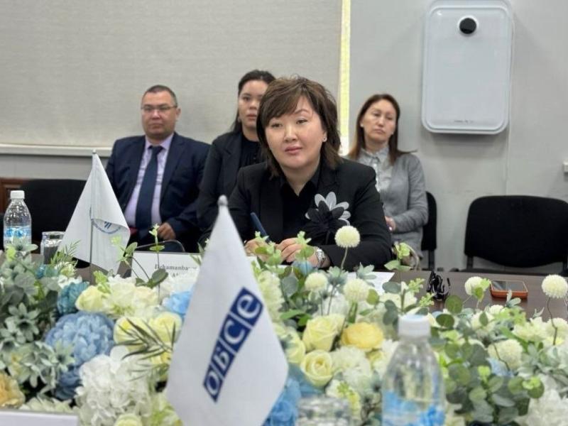 Акыйкатчы КР и глава Программного офиса ОБСЕ в Бишкеке подписали план сотрудничества