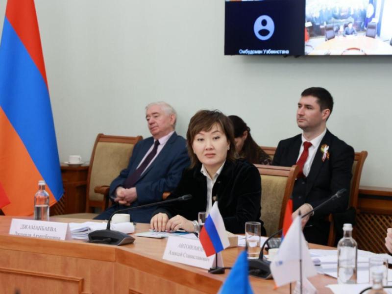 Акыйкатчы КМШнын адам укуктары боюнча комиссиясынын отурумуна катышты