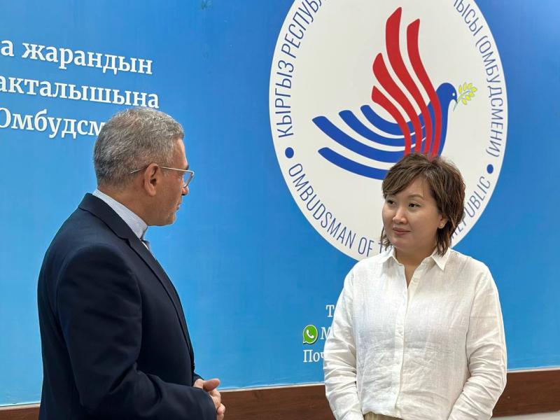 Акыйкатчы встретилась с послом Ирана в Кыргызстане