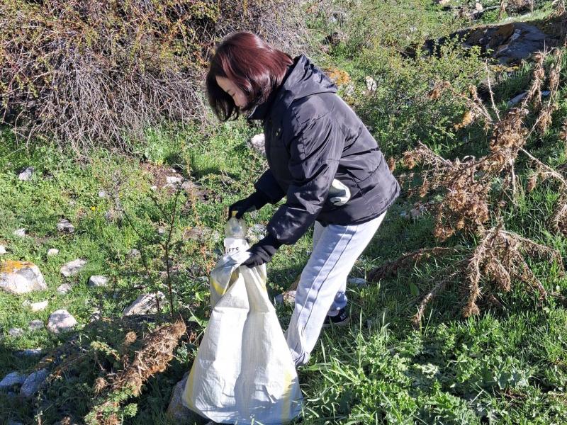 Сотрудники Института Акыйкатчы  приняли участие в общереспубликанском субботнике 