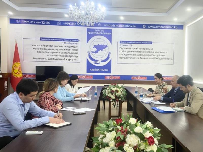 Акыйкатчы Джамиля Джаманбаева жана БУУнун Качкындар иштери боюнча улуттук кеңсесинин башчысы жолугушту