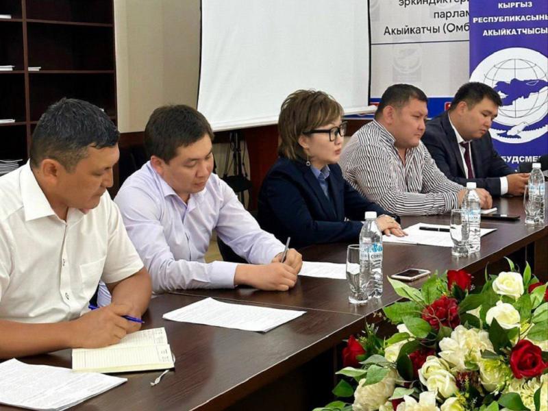 Акыйкатчы менен АКШнын элчиси Кыргызстандагы адам укуктарын сактоо боюнча жагдайды талкуулашты  