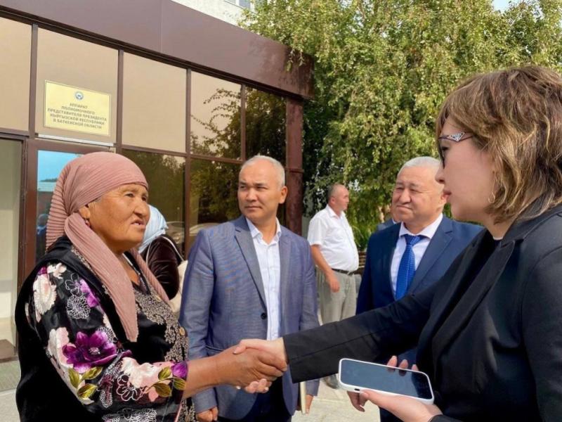Akiykatchy  Dzhamilia Dzhamanbaeva held a meeting with residents of Batken region