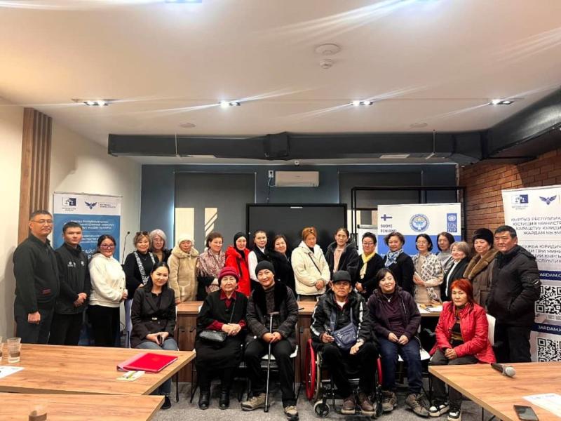 Акыйкатчынын орун басары майыптыгы бар жарандардын укуктук сабаттуулугун жогорулатуу максатында аймактарды кыдырды