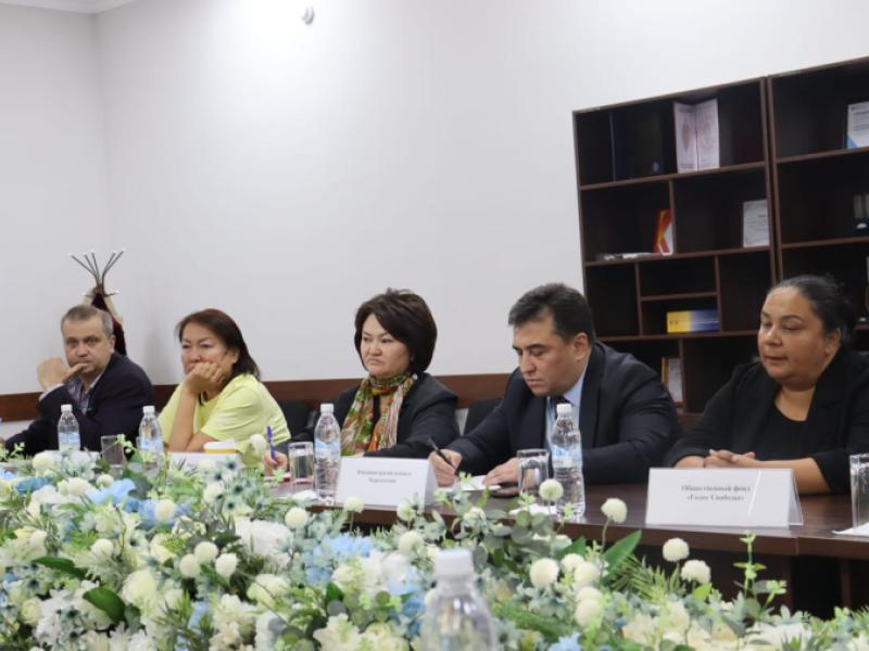 Жамиля Жаманбаева жарандык коомдун өкүлдөрү менен жолугушту