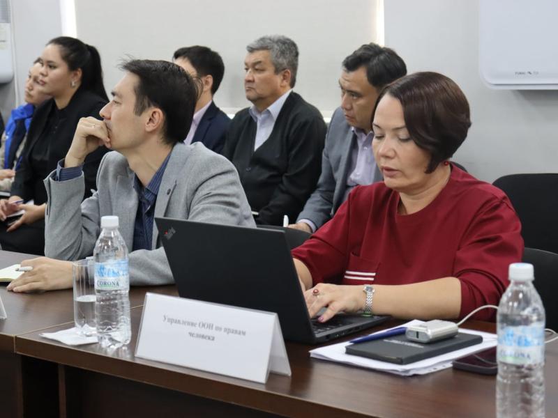 Жамиля Жаманбаева жарандык коомдун өкүлдөрү менен жолугушту