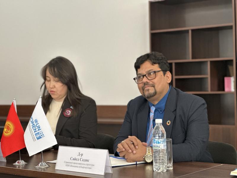 Джаманбаева встретилась со страновым руководителем структуры «ООН-Женщины» в Кыргызстане