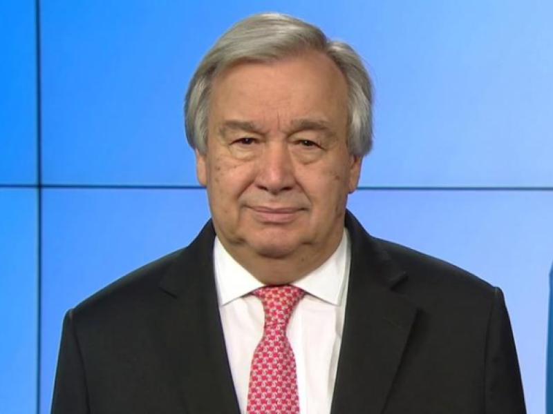 АНТОНИУ ГУТЕРРИШ  Этот кризис носит прежде всего гуманитарный характер, который требует солидарности