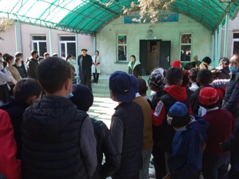 Балдарды зомбулуктан коргоонун бир айлыгынын алкактарында Талас облусунда жүргүзүлгөн иштер