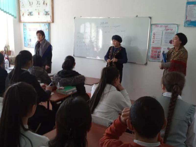 Балдарды зомбулуктан коргоонун бир айлыгынын алкактарында Талас облусунда жүргүзүлгөн иштер