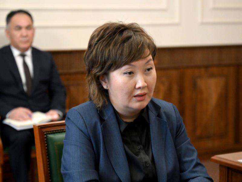 Президент Садыр Жапаров Акыйкатчы Жамиля Жаманбаеваны кабыл алды