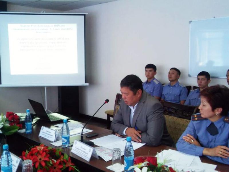 Сотрудники института Омбудсмена приняли участие в работе круглого стола на тему «Реализация национальных программ противодействия коррупции в деятельности ОВД КР» 