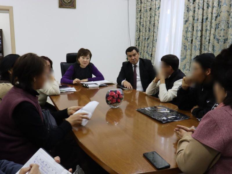 Акыйкатчы Джамиля Джаманбаева жарандарды жеке кабыл алды