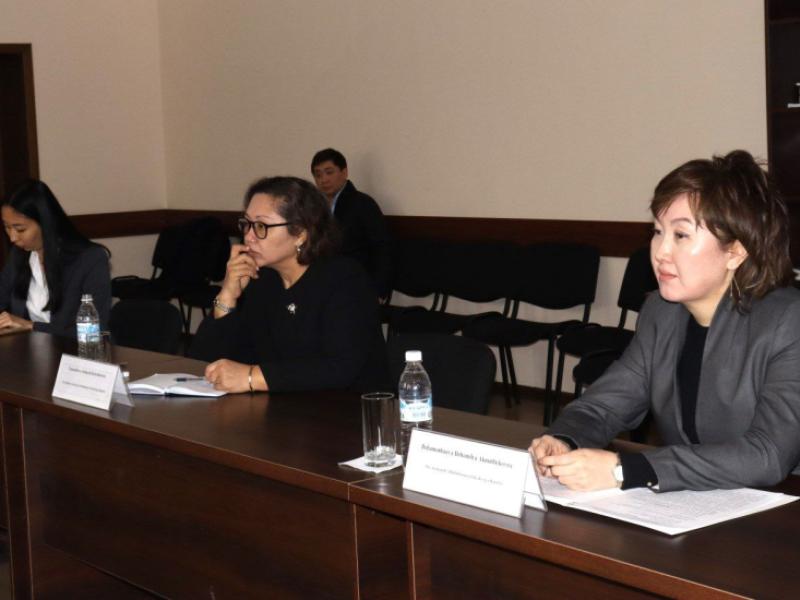 Джамиля Джаманбаева провела переговоры с Омбудсменом Монголии