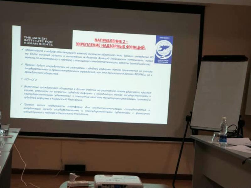 Акыйкатчы аппаратынын жетекчисинин милдетин аткаруучу жана Адам укуктары боюнча Дания институту (ДИПЧ) 